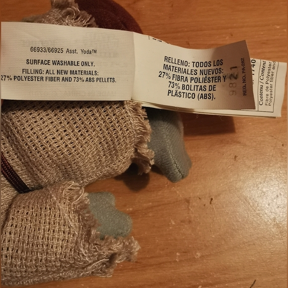Vintage Star Wars Yoda Plush - Picture 8 of 8